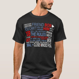 Mein Freund-Bob (dunkel) T-Shirt