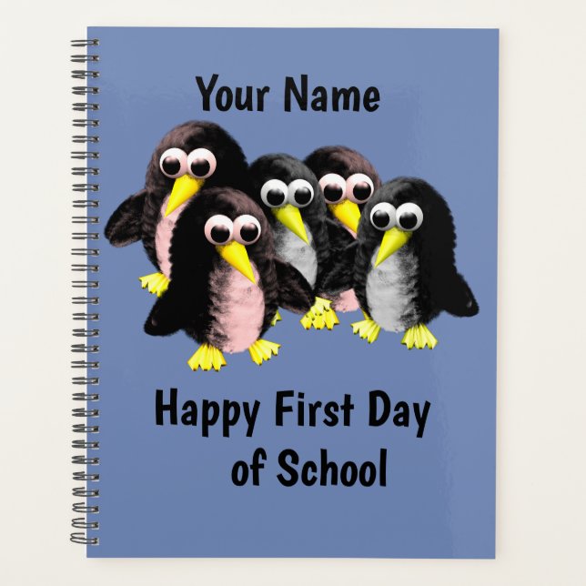 Mein Freund der Pinguin, Personalisiert für Kinder Planer (Vorderseite)
