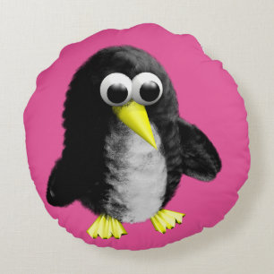 Mein Freund, der Pinguin Rundes Kissen