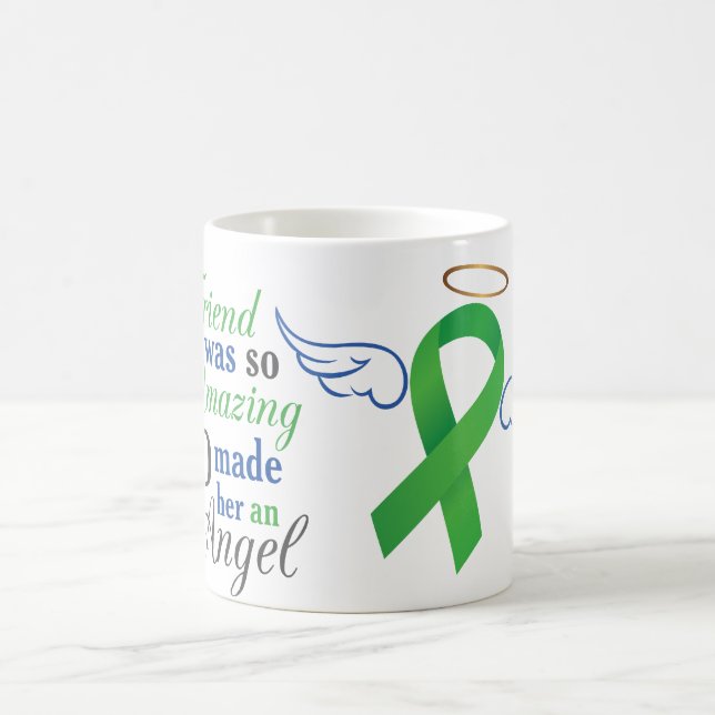 Mein Freund ein Engel - Gallenwegskrebs Kaffeetasse (Mittel)