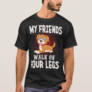 Mein Freund Golden Rottweiler Niedlich Hund T-Shirt