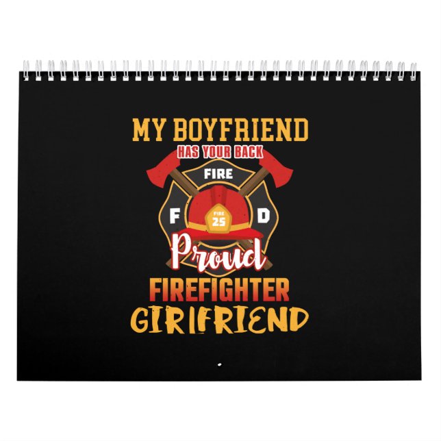 Mein Freund hat einen tapferen Feuerwehrmann Kalender (Titelbild)
