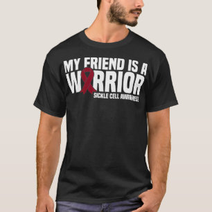 Mein Freund ist ein Burdy-Ribbon-Sichelzellenaau d T-Shirt