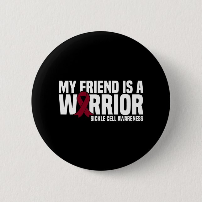 Mein Freund ist ein Burgunder-Soldaten Button (Vorderseite)