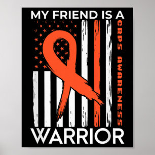 Mein Freund ist ein Krieger-Crps-Bewusstsein Monat Poster