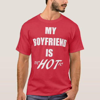 Mein Freund ist ein psychotisch lustiges Niedliche T-Shirt