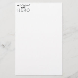 Mein Freund ist meine Held-Digital-Tarnung Briefpapier
