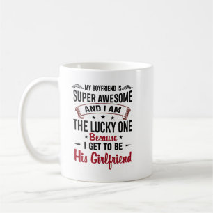 Mein Freund ist super phantastisch und ich bin das Kaffeetasse