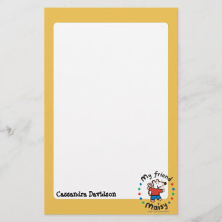 Mein Freund Maisy Colorful Circle Design Briefpapier