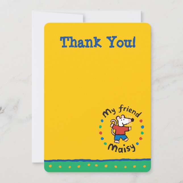 Mein Freund-Maisy-Geburtstag Einladung (Vorderseite)