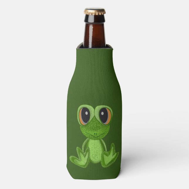 Mein Freund von Green Frog Flaschenkühler (Flaschenvorderseite)