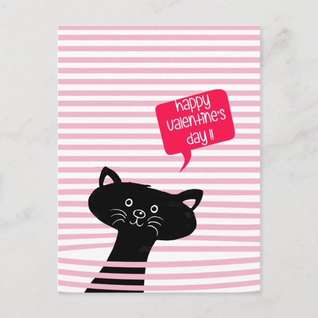 Mein Freund von Purr Fect! Niedliches Cat-Klassenz Postkarte (Vorderseite)