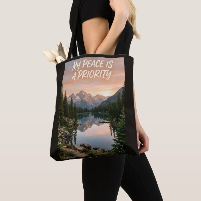 Mein Frieden hat Vorrang Tasche (Von Nahem)