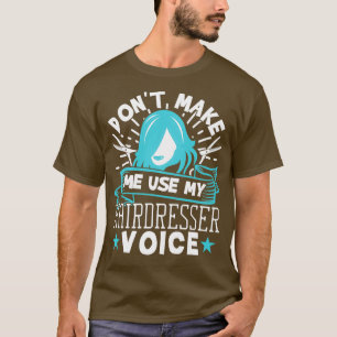 Mein Friseur Funny Barber Friseurin T-Shirt