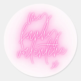 Mein Funny Valentine Round Sticker