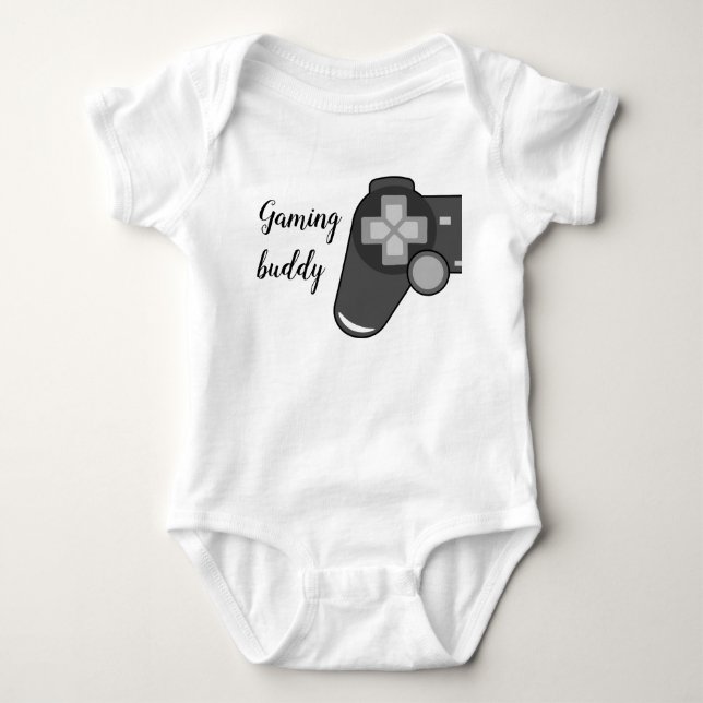 Mein Gaming-Kumpel von Syahikmah Baby Strampler (Vorderseite)