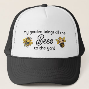 Mein Garten bringt alle Bienen zum Garten Truckerkappe