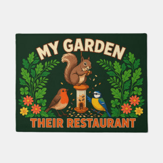 Mein Garten, ihr Restaurant Eichhörnchen Fußmatte