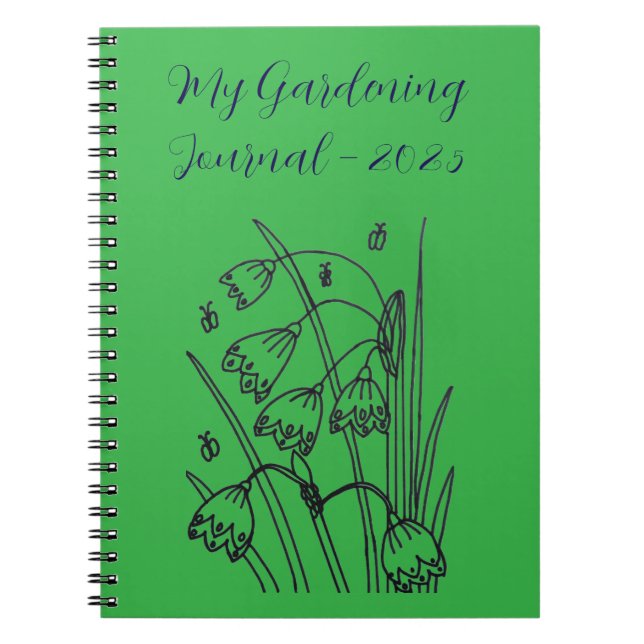 Mein Gartenjournal 2025 Notizblock (Vorderseite)