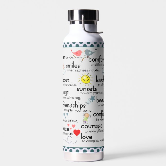 Mein Gebet für dich Trinkflasche (Links)