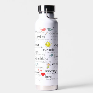 Mein Gebet für dich Weiß Trinkflasche