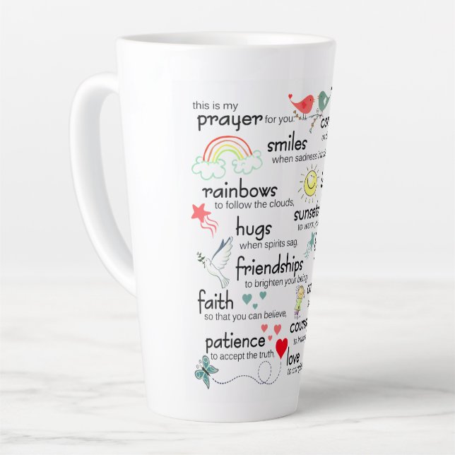 Mein Gebet für euch Segnungen Milchtasse (Linke Ecke)