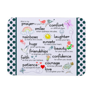 Mein Gebet für Sie Magnet