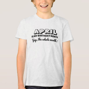 Mein Geburtsmonatsbrauch Tri-Blend Shirt