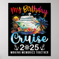 Mein Geburtstag Kreuzfahrt Schiff Party Urlaub Geb
