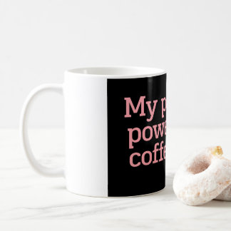 Mein Geduld, nur durch Kaffee angetrieben, lustige Kaffeetasse