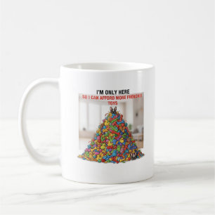 Mein Gehalt geht für Frenchie-Spielzeuge Lustiges  Kaffeetasse