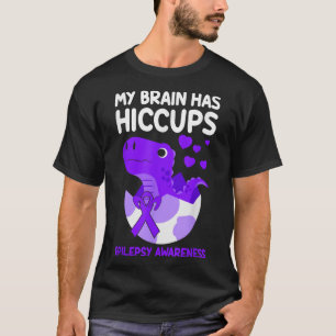 Mein Gehirn hat eine Lila Ribbon-Epilepsie mit Sch T-Shirt