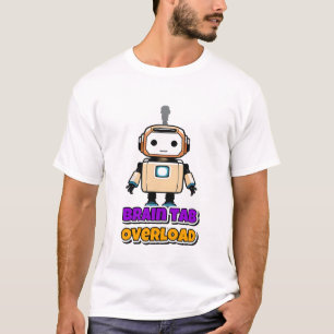 Mein Gehirn hat zu viele Tabs geöffnet Lustiges Sh T-Shirt
