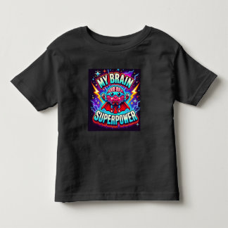 Mein Gehirn ist Supermacht ✨ Kleinkind T-shirt