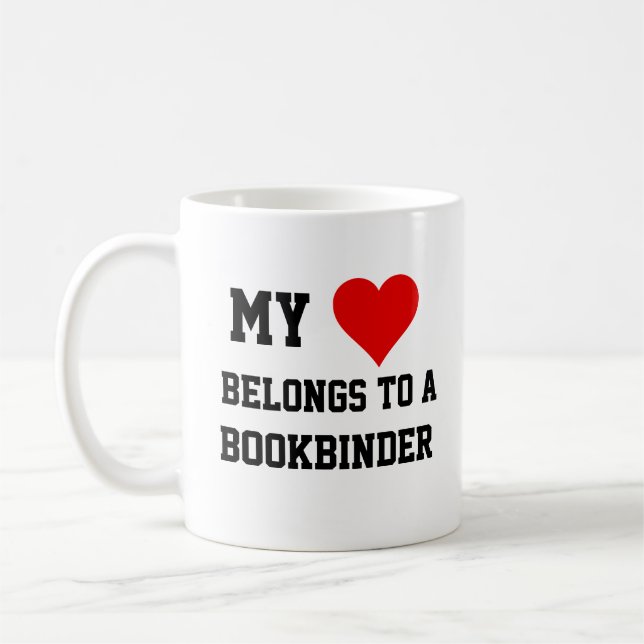 Mein Gehör zu einem Buchbinder Kaffeetasse (Links)