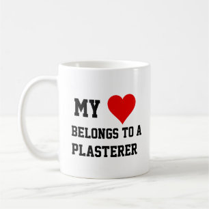 Mein gehört einem Stuckateur  Kaffeetasse