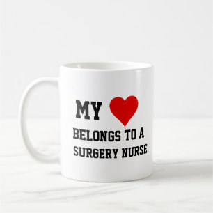 Mein gehört einer chirurgischen Krankenschwester Kaffeetasse