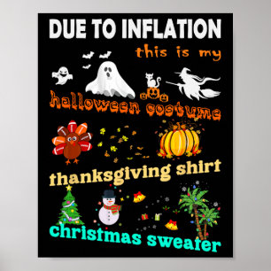 Mein geiler Halloween-Erntedank Ugly Kostüm 1 Poster