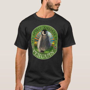Mein Geist Anima ist ein Pinguineltierornithologe T-Shirt