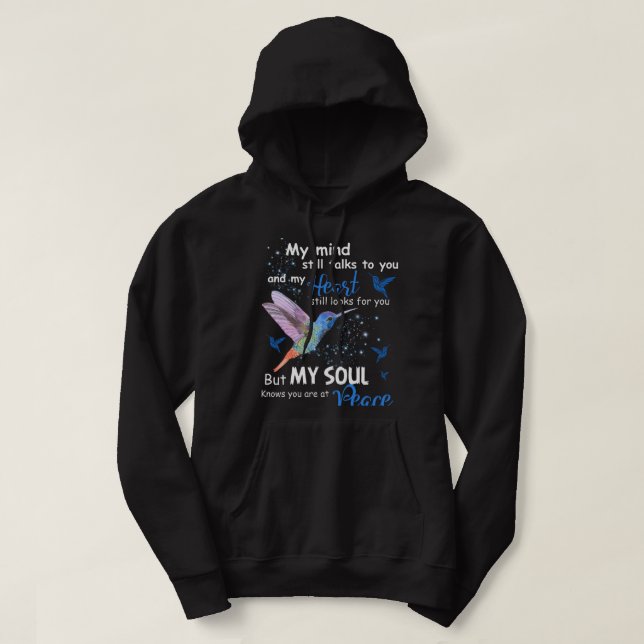 Mein Geist spricht immer noch mit dir und meinem H Hoodie (Design vorne)
