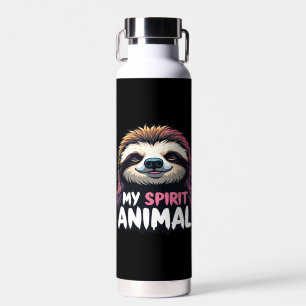 Mein Geist Tier - Entspanntes, faules Design Trinkflasche