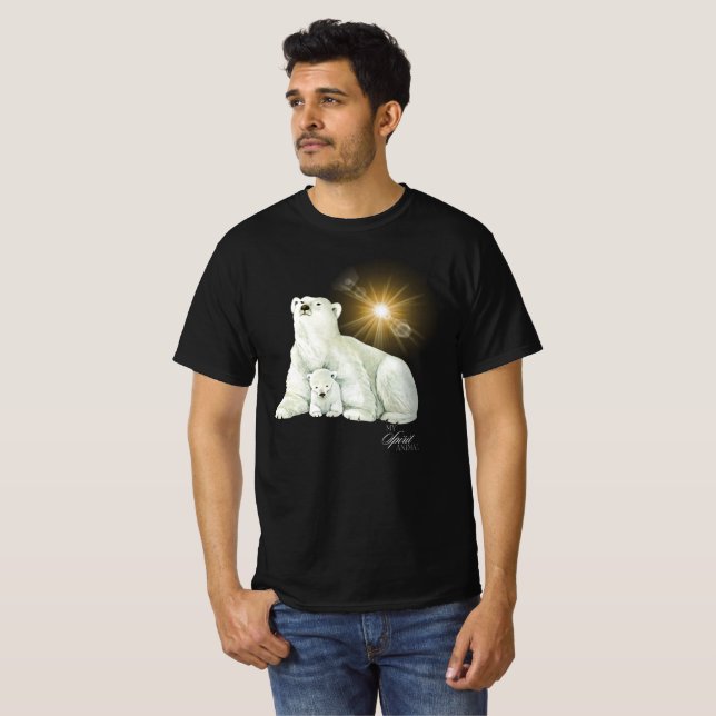 Mein Geist Tier - Polarbär T-Shirt (Vorne ganz)