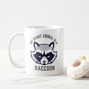 Mein Geist Tier Raccon Funny Kaffeetasse