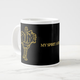 Mein Geist Tier - Strauß Jumbo-Tasse