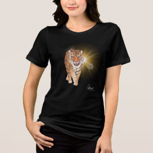 Mein Geist Tier - Tiger Tri-Blend Shirt
