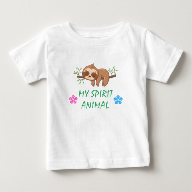 Mein Geist | Vorlage für den Niedlichen Ruhezustan Baby T-shirt (Vorderseite)