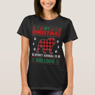 Mein Geisttier ist Bulldoghundebesitzer Ugly Chris T-Shirt