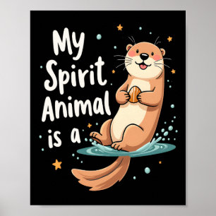 Mein Geisttier ist ein anderes Niedliches, lustige Poster