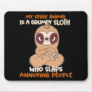 Mein Geisttier ist ein gruseliger Faultier Mousepad