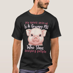Mein Geisttier ist ein gruseliger Hund, der Annoyi T-Shirt